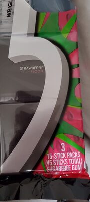 Strawberry Flood Sugarfree Gum, Strawberry Flood