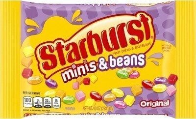 Original Cherry, Orange, Strawberry, Lemon, Green Apple & Grape Minis & Beans Fruit Chews & Jellybeans, Original