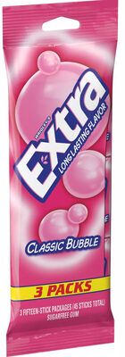 Classic Bubble Sugarfree Gum, Classic Bubble