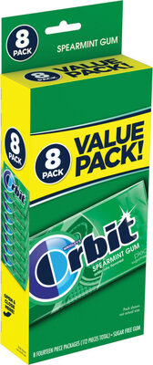 Spearmint Sugar Free Gum, Spearmint