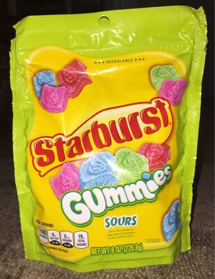 Sours Cherry, Blue Raspberry, Watermelon & Strawberry Gummies, Sours