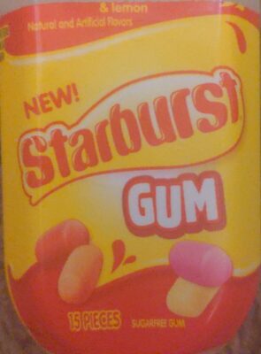 Original Cherry, Orange, Strawberry & Lemon Sugarfree Gum, Original