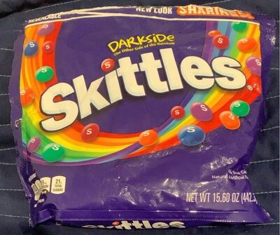 Darkside Forbidden Fruit, Blood Orange, Black Cherry, Dark Berry, Midnight Lime Bite Size Candies, Darkside