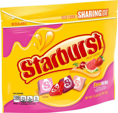 Original Strawberry, Cherry, Fruit Punch & Watermelon Fruit Chews, Original