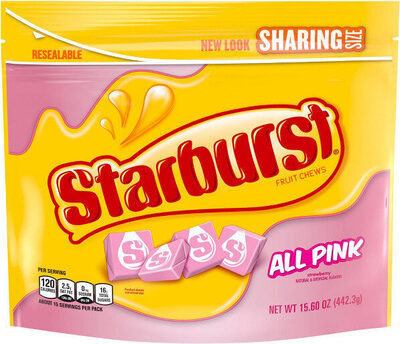 All Pink Strawberry Fruit Chews, All Pink
