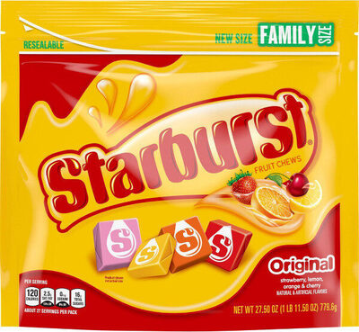 Original Strawberry, Lemon, Orange & Cherry Fruit Chews, Original