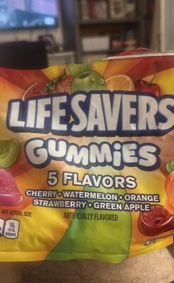 Cherry, Watermelon, Orange, Strawberry, Green Apple Gummies, Cherry, Watermelon, Orange, Strawberry, Green Apple
