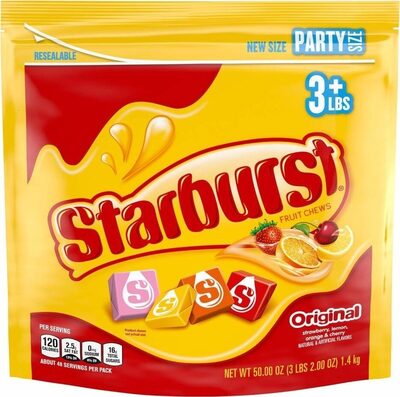 Original Strawberry, Lemon, Orange & Cherry Fruit Chews, Original