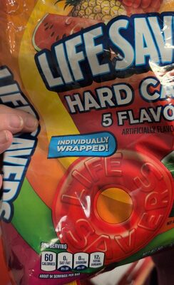 5 Flavors Hard Candy, Cherry, Pineapple, Watermelon, Orange, Raspberry