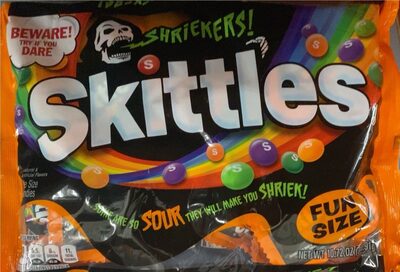 Bite Size Candies, Shocking Lime, Spine-Tingling Tangerine, Citrus Scream, Rattled Raspberry, Ghoulish Green Apple