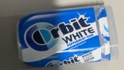 Peppermint White Sugarfree Gum, Peppermint