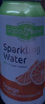Orange Flavored Sparkling Water, Orange