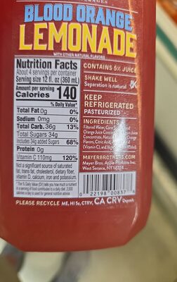 Lemonade, Blood Orange