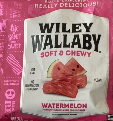 Watermelon Flavored Sof & Chewy Licorice, Watermelon
