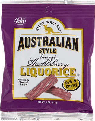 Australian Style Gourmet Liquorice Candy, Huckleberry