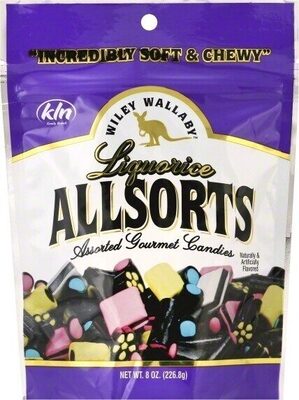 Liguorice Assorted Gourmet Candies, Allsorts