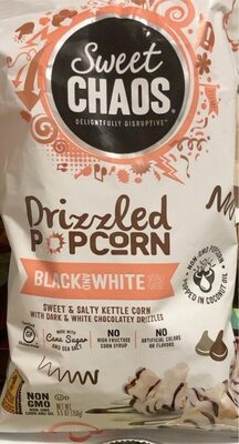 Chocolatey Double Drizzle Handmade Kettle Corn, Chocolate