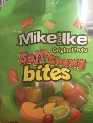 Original Fruits Soft & Chewy Bites, Cherry, Lemon, Strawberry, Lime, Orange