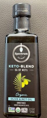 Keto Blend Organic Unrefined Olive & Mct Oil