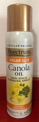Canola Oil Non-Stick Cooking Spray, Canola Oil