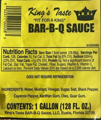 Bar-B-Q Sauce
