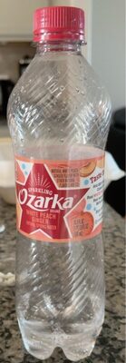 White Peach Ginger Flavor Sparkling Natural Spring Water, White Peach Ginger