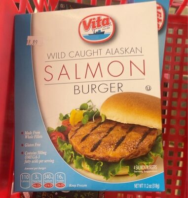 Wild Caught Alaskan Salmon Burger