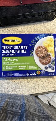 All Natural Turkey Breakfast Sausage Patties