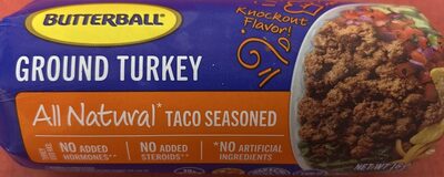 Taco Seasoned Ground Turkey, Taco Seasoned