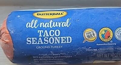 Taco Seasoned Ground Turkey, Taco Seasoned