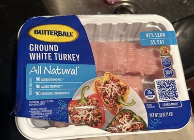All Natural Ground White Turkey