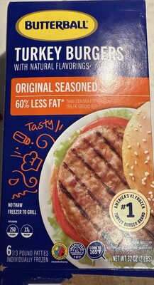 Original Seasoned Turkey Burgers