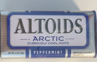 Peppermint Flavored Arctic Sugarfree  Curiously Cool Mints, Peppermint