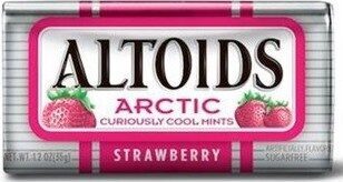 Strawberry Arctic Curiously Cool Mints, Strawberry