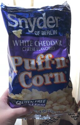 White Cheddar Cheese Flavored Puff-N- Corn, White Cheddar Cheese