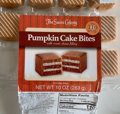 Pumpkin Cake Bites With Cream Cheese Filling, Pumpkin