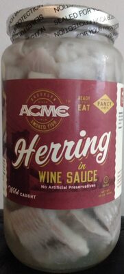 Wine Sauce Herring