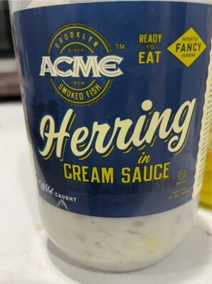 Herring In Cream Sauce Smoked Fish