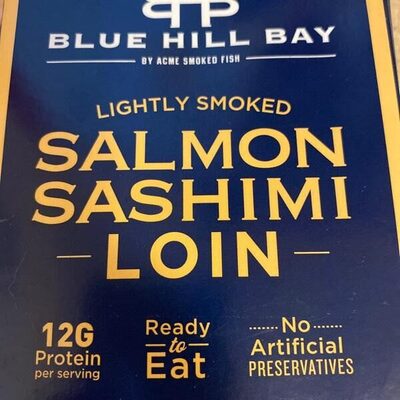 Lightly Smoked Salmon Sashimi Loin, Lightly Smoked