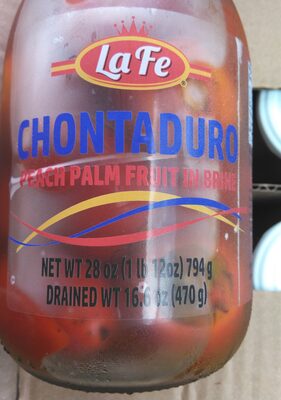 Brine Chontaduro Peach Palm Fruit