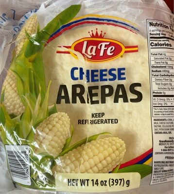 Cheese Arepas, Cheese