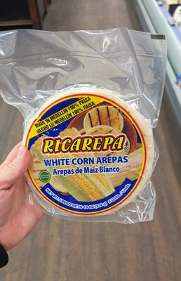 White Corn Arepas, White Corn
