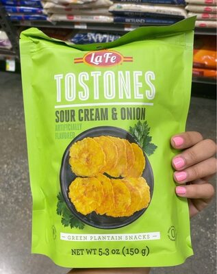 Sour Cream & Onion Tostones, Sour Cream; Onion