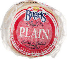Plain Pre-Sliced Bagels