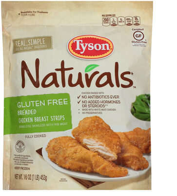Gluten Free Breaded Chicken Breast Strips