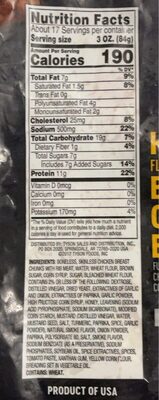 Fully Cooked Honey BBQ Flavored Breaded Chicken Breast Chunks With Rib Meat Boneless Chicken Bites, Honey BBQ