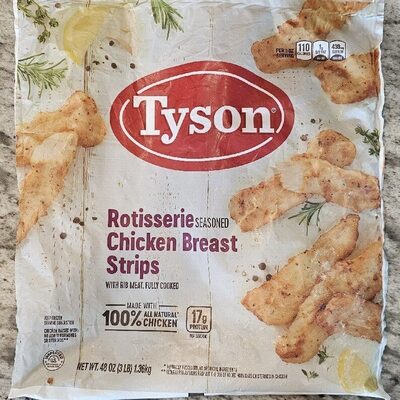 Rotisserie Seasoned Chicken Breast Strips, Rotisserie Seasoned