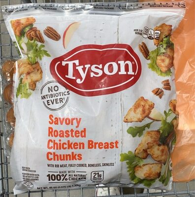 Savory Roasted Chicken Breast Chunks, Savory Roasted
