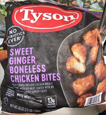 Sweet Ginger Boneless Chicken Bites Fully Cooked Breaded Chicken Breast Chunks With Rib Meat Coated With An Asian Style Sweet Ginger Sauce, Sweet Ginger