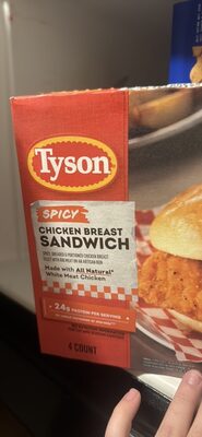 Spicy Chicken Breast Sandwich, Spicy